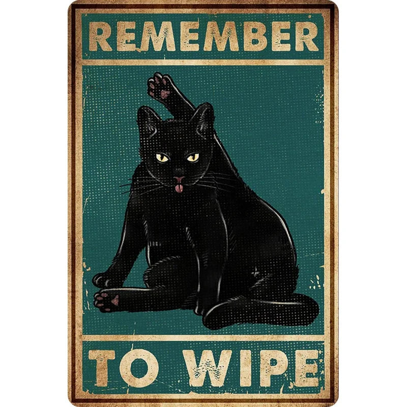 Remember to Wipe Sign