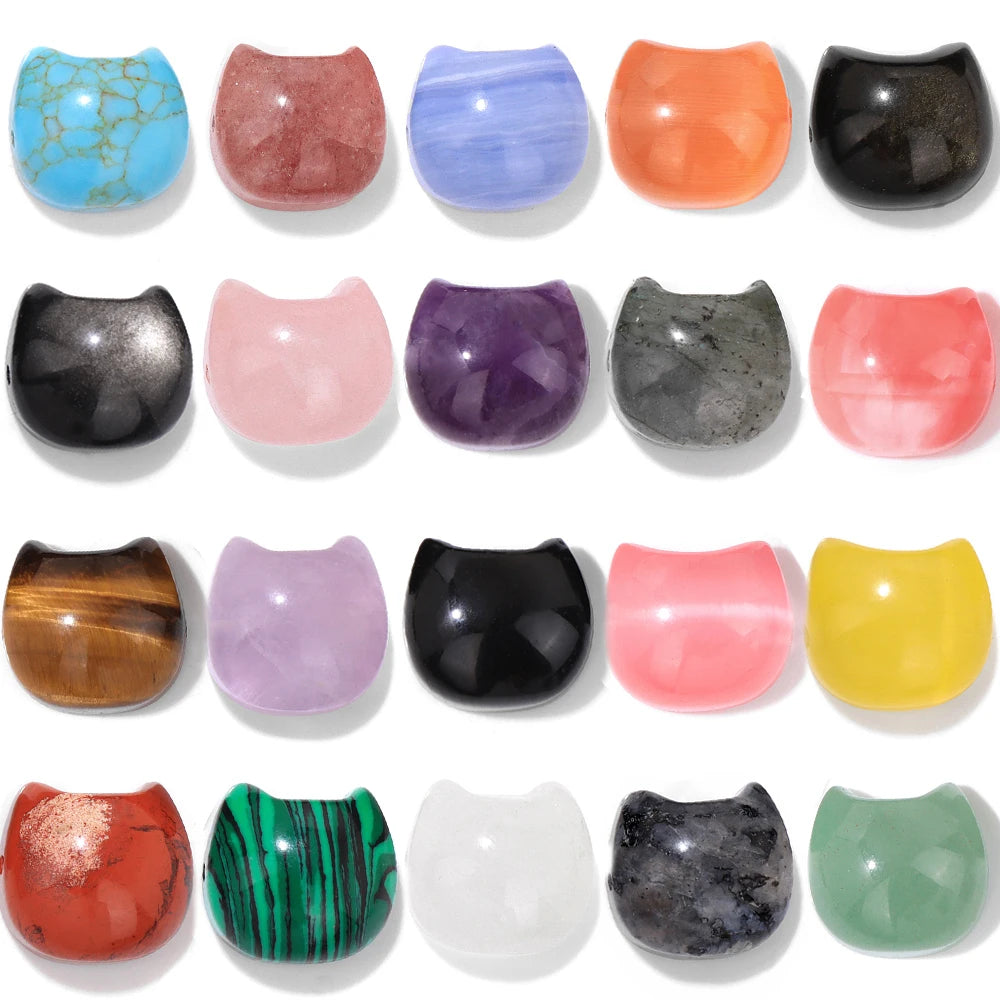 Kitty Shaped Jewelry Beads - TOO CUTE!