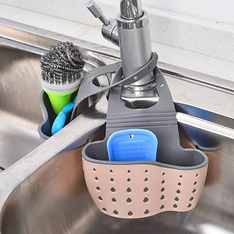 Double-layer Faucet Utility Basket