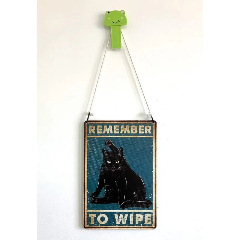 Remember to Wipe Sign