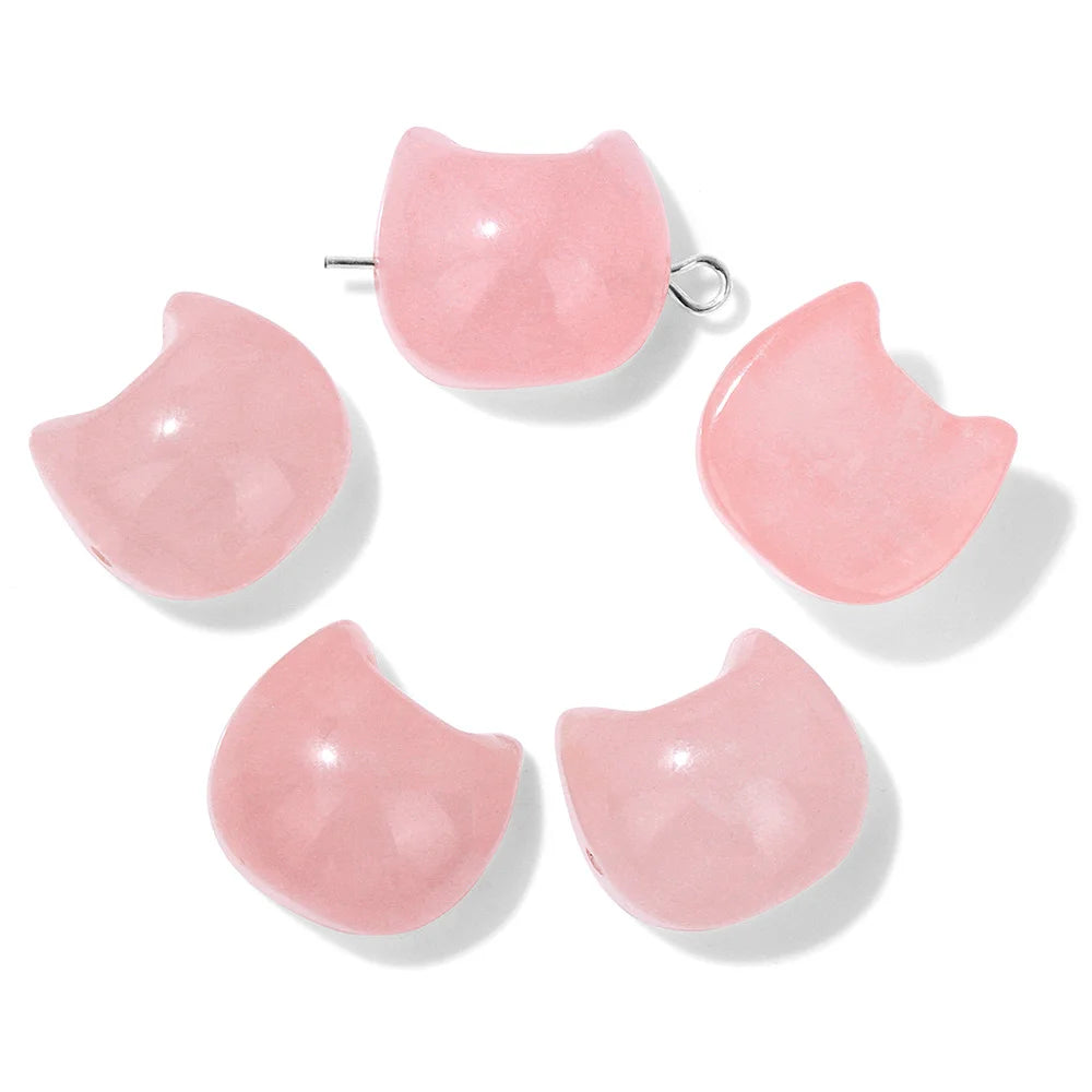 Kitty Shaped Jewelry Beads - TOO CUTE!