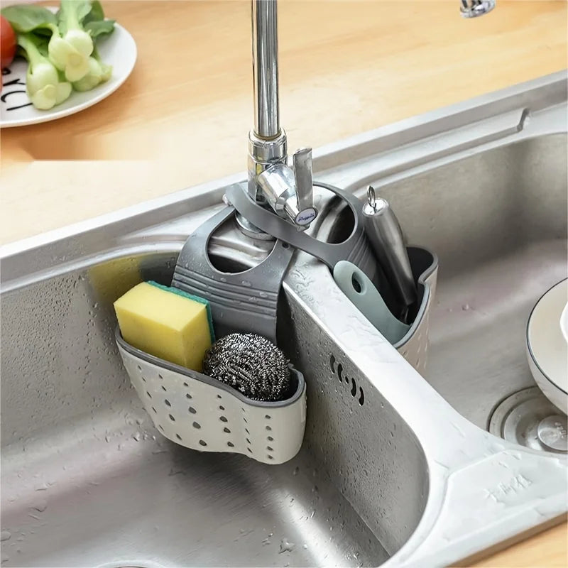 Double-layer Faucet Utility Basket