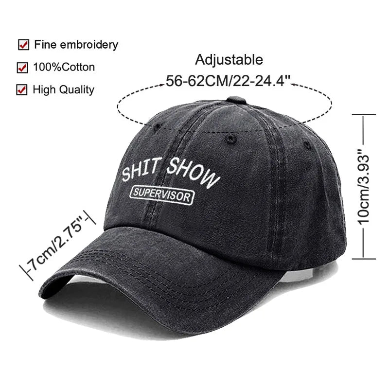 S*** Show Supervisor Embroidered Hat